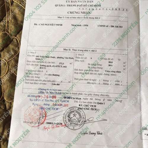 Hình ảnh Bán nhà 10D Trần Nhật Duật, Phường Tân Định, Quận 1
