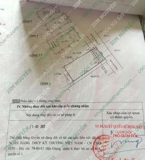 Hình ảnh Bán nhà 121/30 Lê Thị Riêng, Phường Bến Thành, Quận 1
