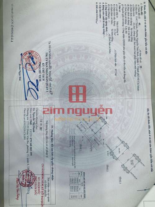 Hình ảnh Bán nhà 114/1 114/2 114/3 Yersin Phường Nguyễn Thái Bình Quận 1