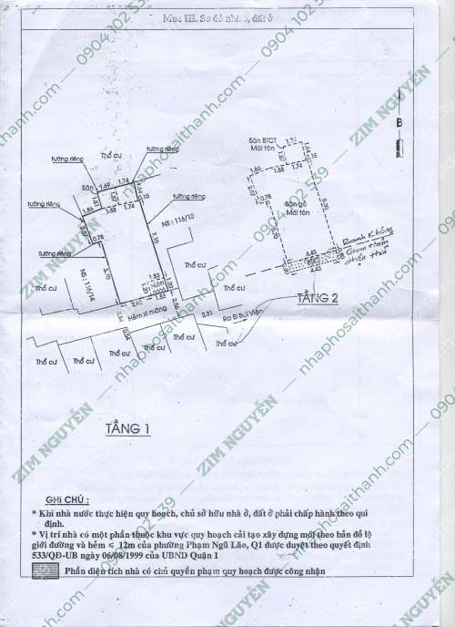 Hình ảnh Bán nhà 116/12 Bùi Viện, Phường Phạm Ngũ Lão, Quận 1