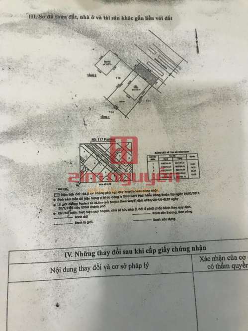 Hình ảnh Bán nhà 117 Pasteur, Phường Võ Thị Sáu, Quận 3