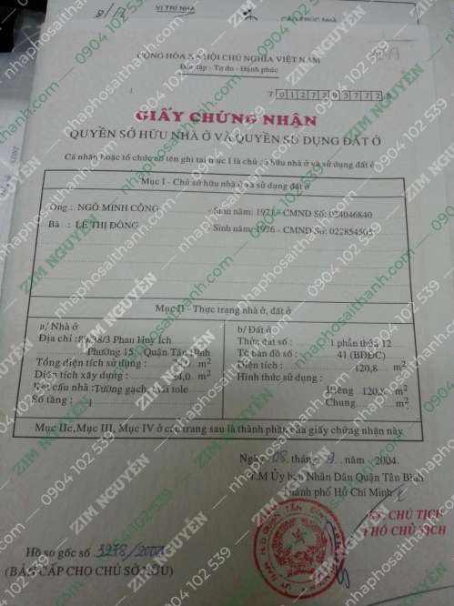 Hình ảnh Bán tòa nhà 119 121 Phan Huy Ích, Phường 15, Quận Tân Bình