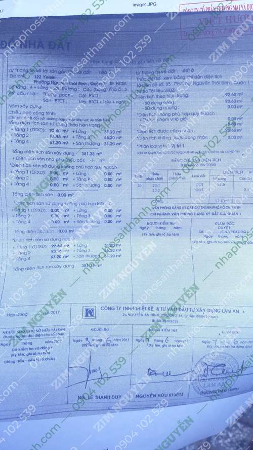 Hình ảnh Bán nhà 122 Yersin, Phường Nguyễn Thái Bình, Quận 1