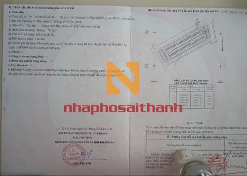 Hình ảnh Bán nhà 125 Bùi Tá Hán An Phú An Khánh, Quận 2