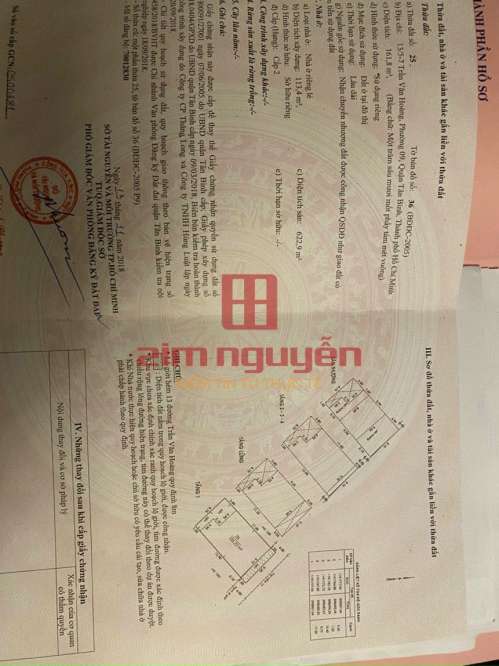 Hình ảnh Bán nhà 13/5 13/7 Trần Văn Hoàng, Phường 9, Quận Tân Bình