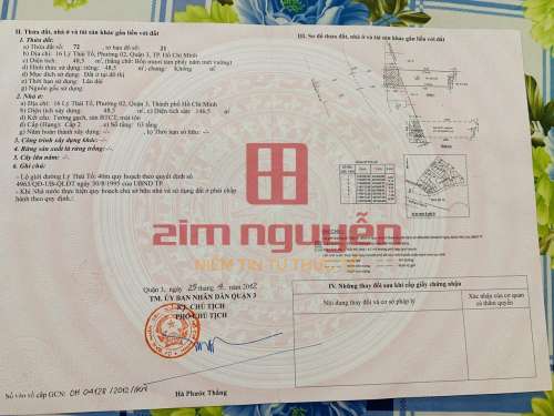 Hình ảnh Bán nhà 14 16 Lý Thái Tổ, Phường 2, Quận 3