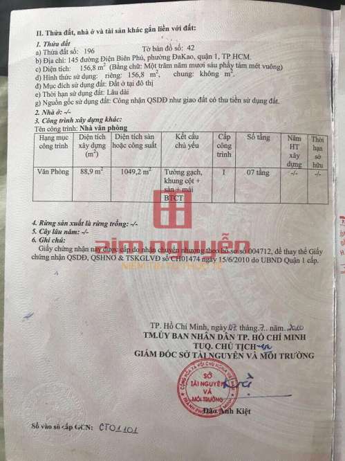 Hình ảnh Bán building 145 Điện Biên Phủ Đa Kao Quận 1
