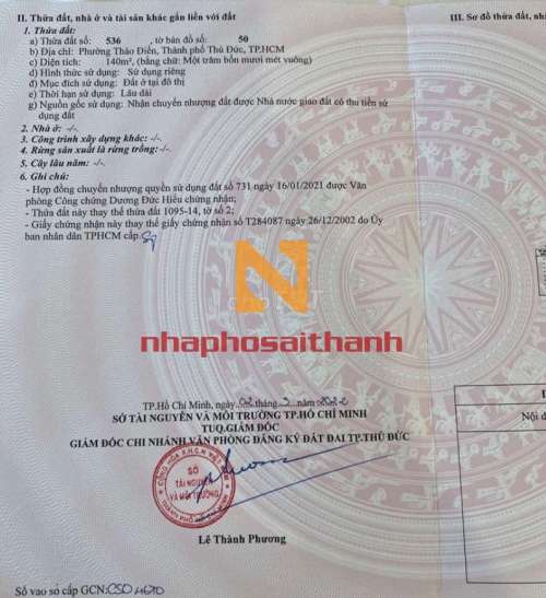 Hình ảnh Bán Đất 14D3 Thảo Điền Phường Thảo Điền Quận 2 DT 140m