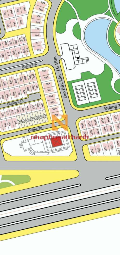 Hình ảnh Bán đất mặt tiền 164 166 Cao Đức Lân, khu An Phú An Khánh Quận 2