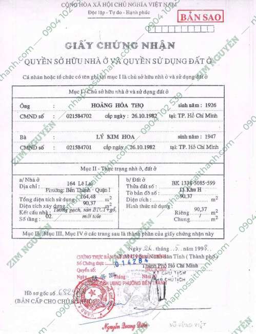 Hình ảnh Bán nhà 164 166 Lê Lai, Phường Bến Thành, Quận 1