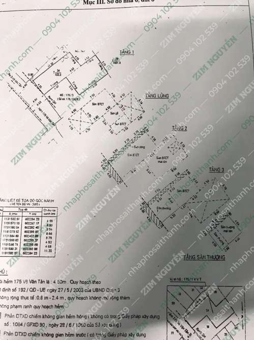 Hình ảnh Bán nhà 175/1 Võ Văn Tần, Phường 5, Quận 3