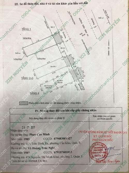 Hình ảnh Bán nhà 17A Trần Đình Xu Phường Cầu Kho Quận 1