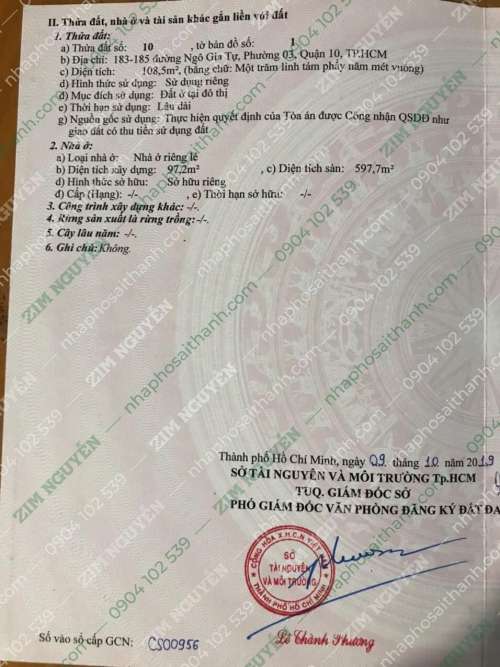 Hình ảnh Bán tòa nhà 183 185 Ngô Gia Tự, Phường 3, Quận 10