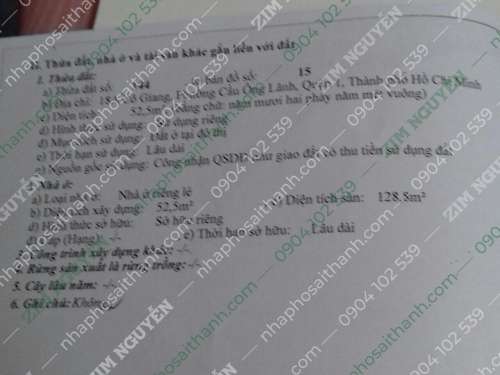 Hình ảnh Bán nhà 18a Cô Giang, Phường Cầu Ông Lãnh, Quận 1