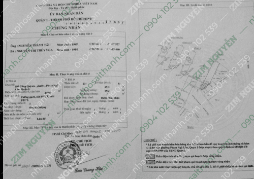 Hình ảnh Bán nhà 190 Cống Quỳnh, P. Nguyễn Cư Trinh, Quận 1