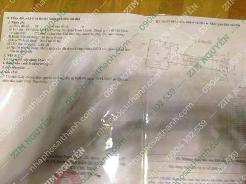 Hình ảnh Bán nhà 193 Quốc Lộ 13, Xô Viết Nghệ Tĩnh, Phường 26, Bình Thạnh