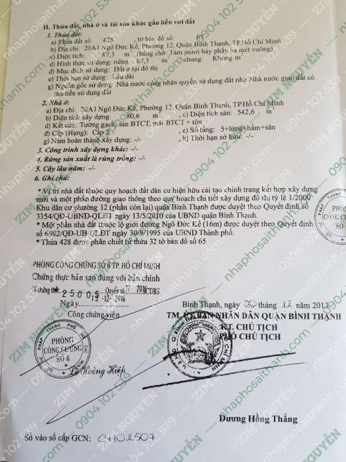 Hình ảnh Bán khách sạn 20A1 Ngô Đức Kế Phường 12 Quận Bình Thạnh
