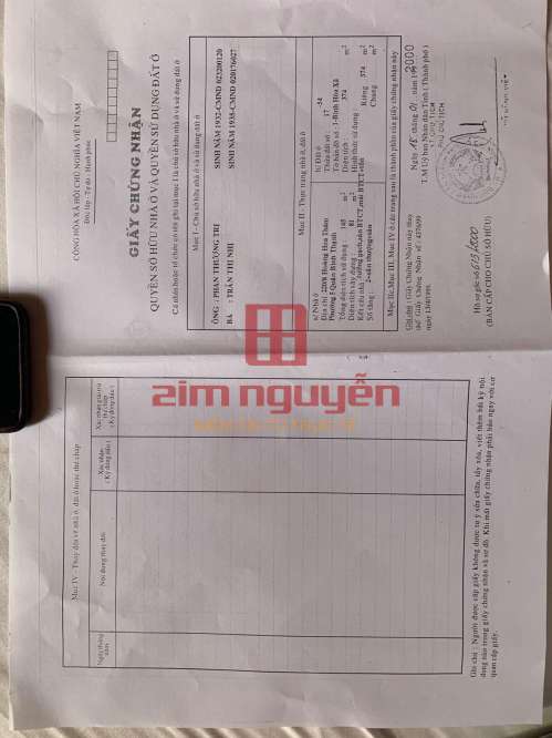 Hình ảnh Bán nhà 220/8 Hoàng Hoa Thám Phường 5 Bình Thạnh