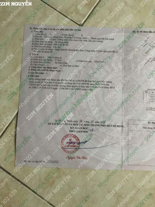 Hình ảnh Bán nhà 227 229 Trần Hưng Đạo Cô Giang Quận 1 DT 182m