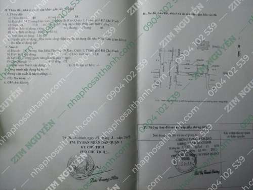 Hình ảnh Bán nhà 24 Trương Hán Siêu, Phường Đa Kao, Quận 1