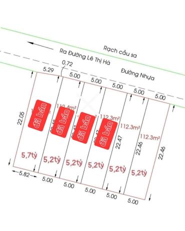 Hình ảnh Bán đất thửa 755 tờ 81 Hóc Môn Xã Hóc Môn Tp Hồ Chí Minh