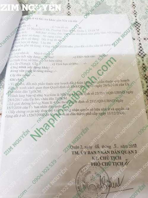 Hình ảnh Bán nhà 25 Nguyễn Ư Dĩ, P.Thảo Điền ,Quận 2 giá 55 tỷ thương lượng