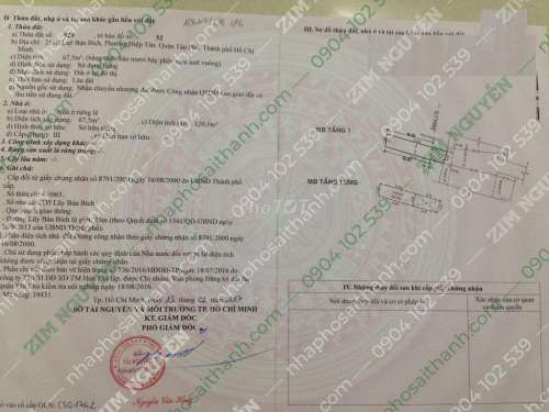 Hình ảnh Bán nhà 51B Lũy Bán Bích, Phường Hiệp Tân, Quận Tân Phú