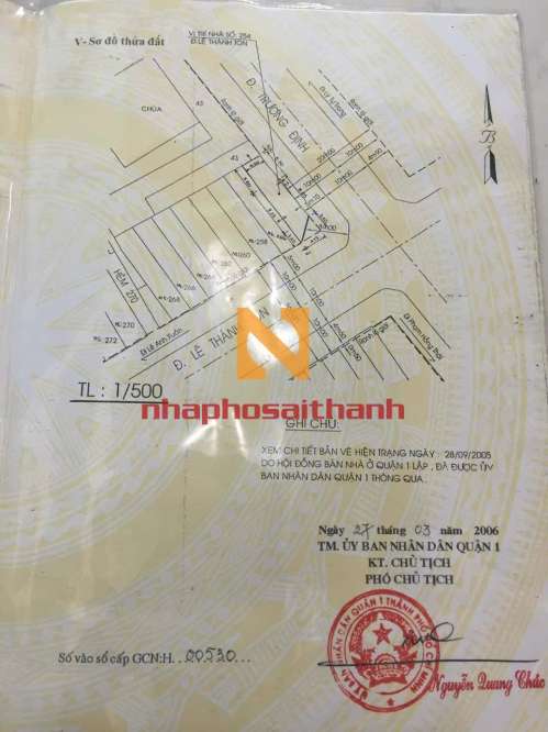 Hình ảnh Bán nhà góc 2 mặt tiền 254 256 Lê Thánh Tôn, Bến Thành Quận 1