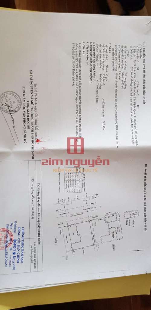 Hình ảnh Bán nhà 26 28 Trần Khắc Chân, Phường Tân Định, Quận 1