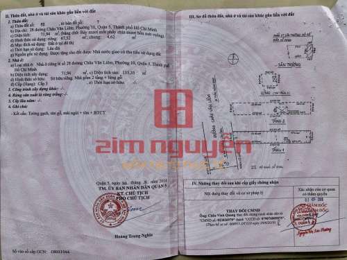 Hình ảnh Bán nhà 26 28 Châu Văn Liêm, Phường 10, Quận 5
