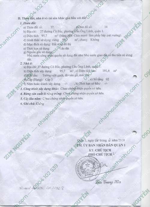 Hình ảnh Bán nhà 27 Cô Bắc, Phường Cầu Ông Lãnh, Quận 1
