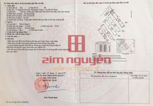 Hình ảnh Bán Nhà 27 Nguyễn Văn Mai Phường Võ Thị Sáu Quận 3