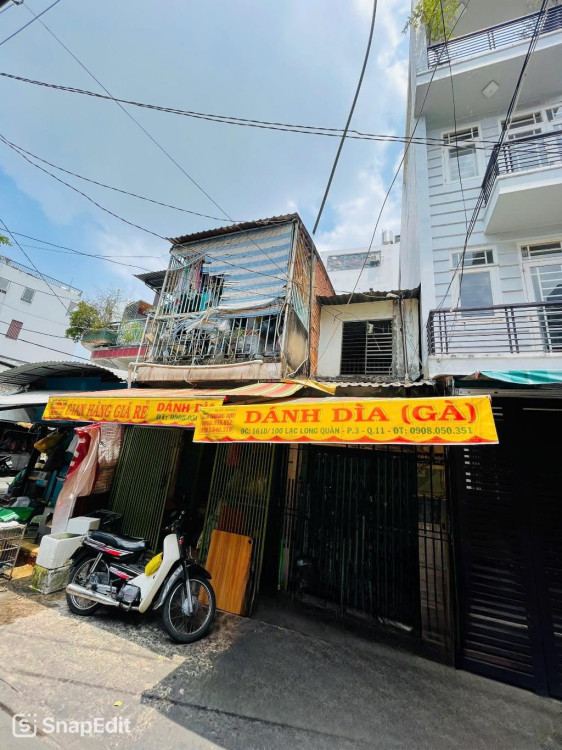 Hình ảnh Bán nhà Hẻm 161d/100 Lạc Long Quân, Phường Bình Thới