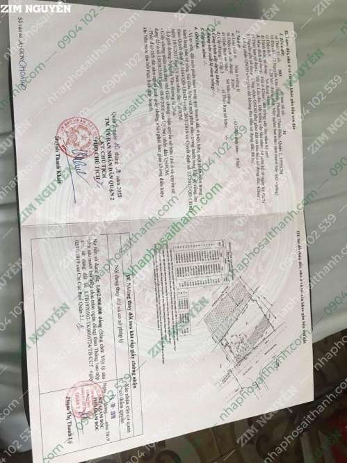 Hình ảnh Bán biệt thự 32 Nguyễn Văn Hưởng Thảo Điền Quận 2 Dt 2239