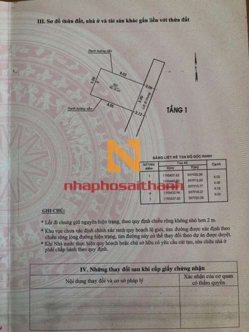 Hình ảnh Bán nhà 323/5 Bàu Cát Phường 11 Quận Tân Bình