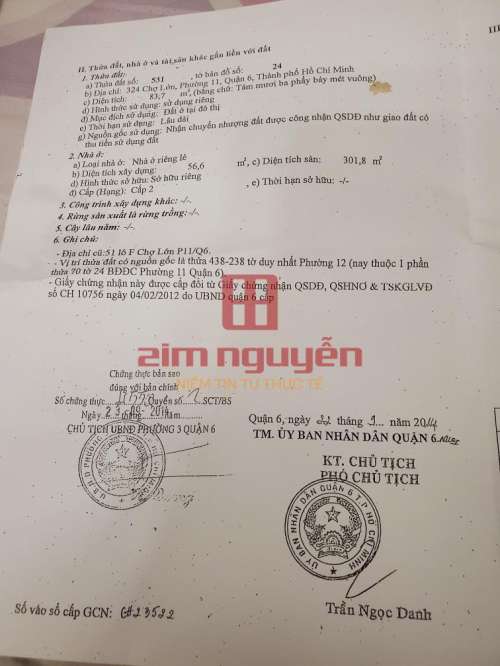 Hình ảnh Bán nhà 324 Chợ Lớn, Phường 11, Quận 6