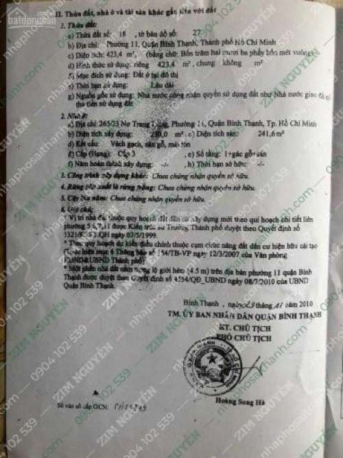 Hình ảnh Bán nhà 328/48 Phan Văn Trị, Phường 11, Quận Bình Thạnh