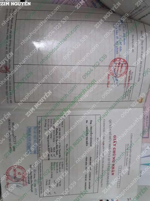 Hình ảnh Nhà 338 340 Võ Oanh ( D3 Cũ) Phường 25 Bình Thạnh