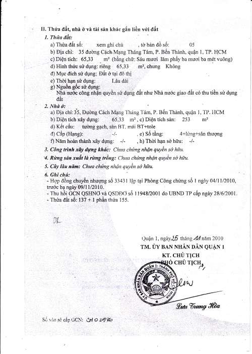 Hình ảnh Bán nhà 35 37 39 Cách Mạng Tháng 8, P. Bến Thành, Quận 1
