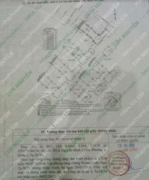 Hình ảnh Bán nhà 351A- 345/1 Nguyễn Đình Chiểu, Phường 5, Quận 3