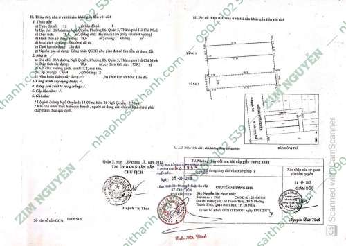 Hình ảnh Bán nhà 36A Ngô Quyền, Phường 6, Quận 5