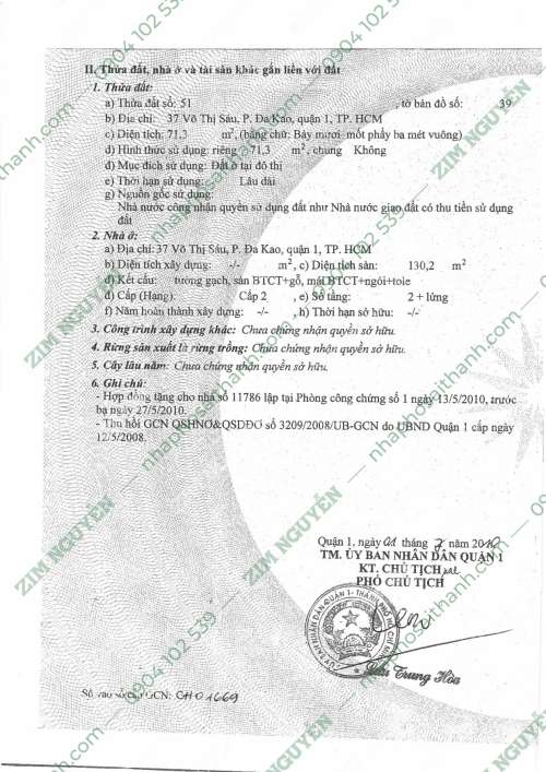 Hình ảnh Bán nhà 37 39 Võ Thị Sáu, Phường Đa Kao, Quận 1
