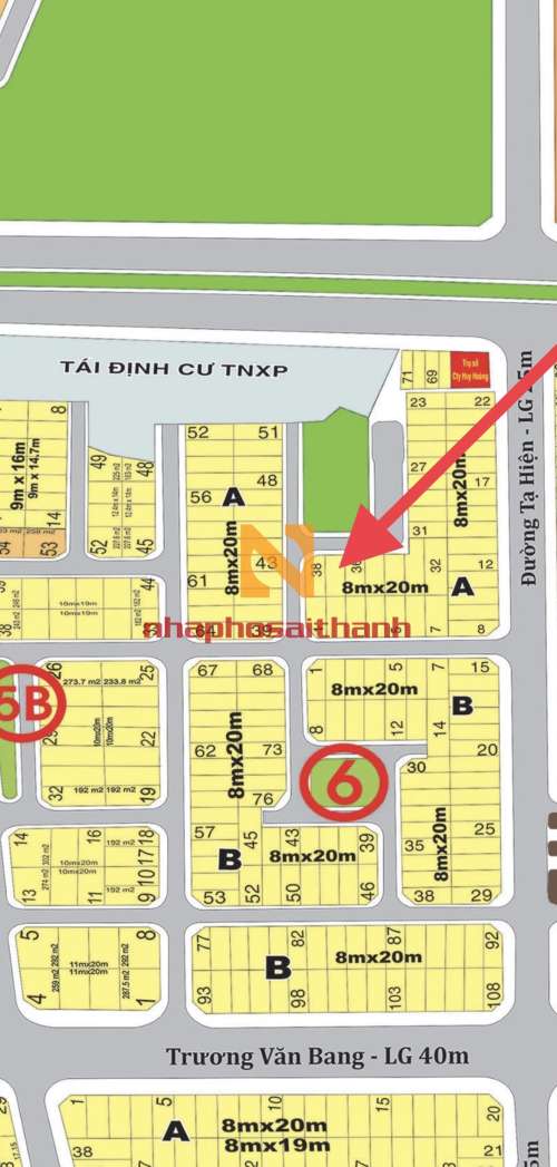 Hình ảnh Bán đất Đường số 56, Dự án Huy Hoàng, Thạnh Mỹ Lợi, Tp. Thủ Đức