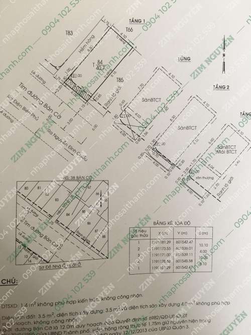 Hình ảnh Bán nhà 38 Bàn Cờ, Phường 3, Quận 3