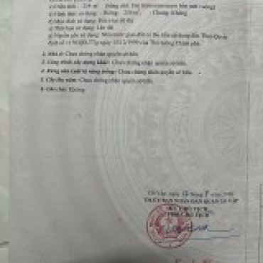 Hình ảnh Bán đất thửa 519 tờ 40 Nguyễn Oanh Phường An Hội Đông Tp Hồ Chí Minh