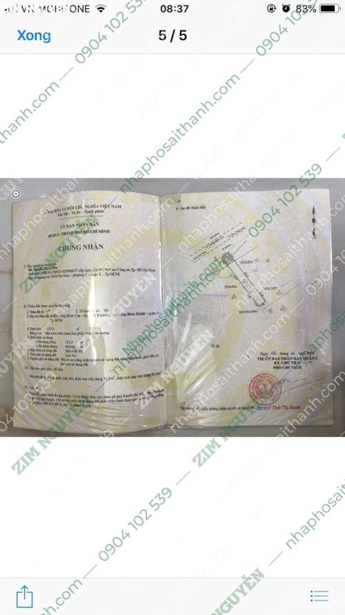 Hình ảnh Nhà 4/8H Lương Định Của Bình An Quận 2 Giá 42,7 tỷ