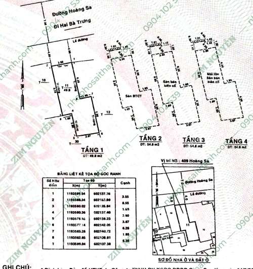 Hình ảnh Bán nhà 409 Hoàng Sa, Phường Võ Thị Sáu, Quận 3