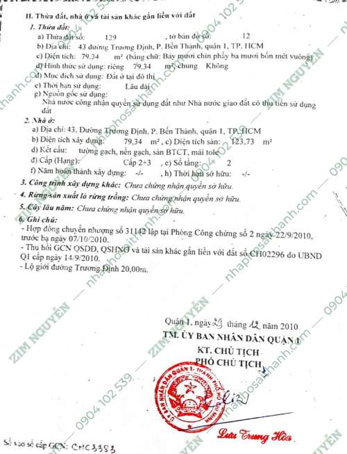 Hình ảnh Bán khách sạn 43 Trương Định Bến Thành Quận 1