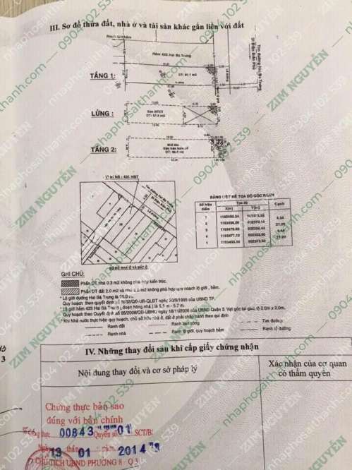 Hình ảnh Bán nhà 431 Hai Bà Trưng, Phường Võ Thị Sáu, Quận 3