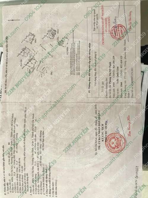 Hình ảnh Bán nhà 44bis Võ Thị Sáu, Phường Tân Định, Quận 1